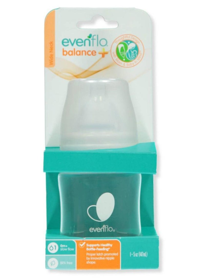 Evenflo Balance Plus Wide Neck Bottle - White, one Size - Image 1