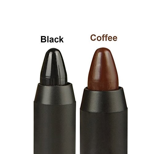 Joyous Professional Hair Chalk Temporary Hair Dye Non-toxic Hair Color Crayon Cover White Hair Color Patch (2packs-black-coffee) - Image 2