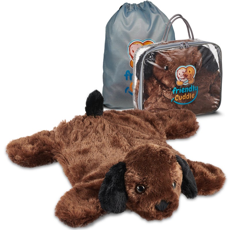 FRIENDLY CUDDLE Weighted Lap Pad for Kids 5 lbs Sensory Weighted Stuffed Animals Lap Blanket for Kids Adults with Sensory Processing Disorder Bella