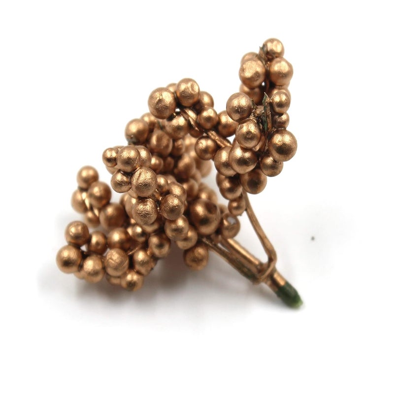 Jades Christmas Holly Bunch Gold Pack of 36pcs - Image 1
