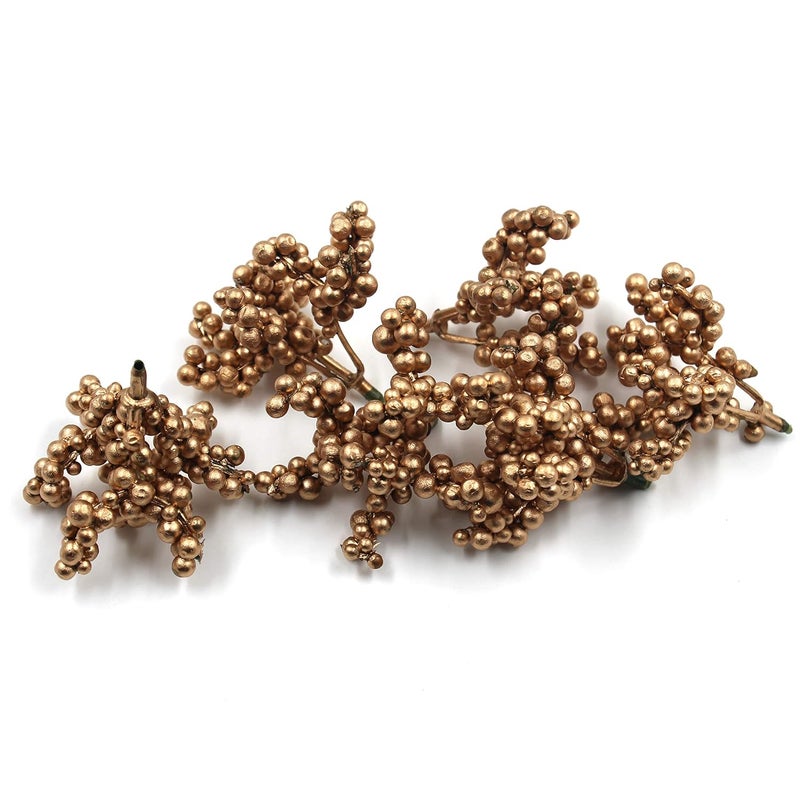 Jades Christmas Holly Bunch Gold Pack of 36pcs - Image 2