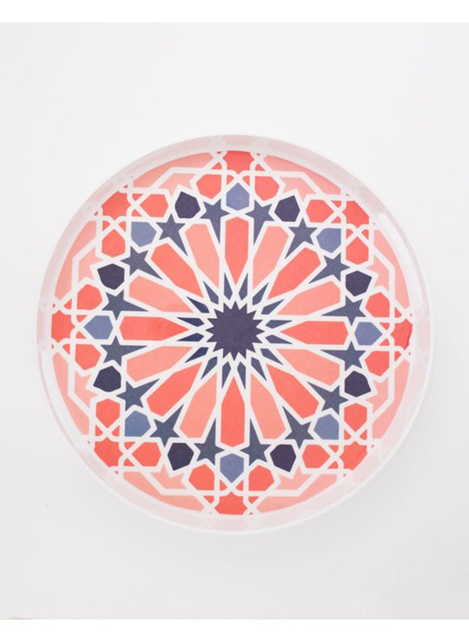 Bright Designs - Melamine Round Tray 
Set of 1 (D 38cm) Arabian Arts - Image 1