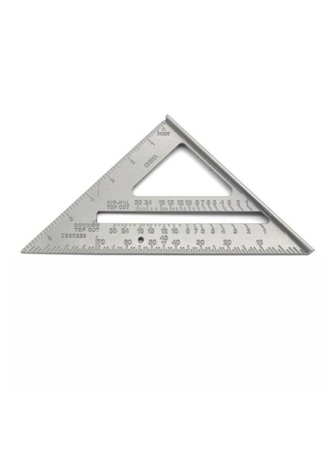 Triangle Ruler Thickened Square Woodworking Measuring 45 Degree Ruler  Teaching Tool 