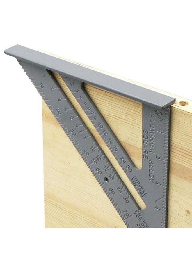 Triangle Ruler Thickened Square Woodworking Measuring 45 Degree Ruler  Teaching Tool - Image 2