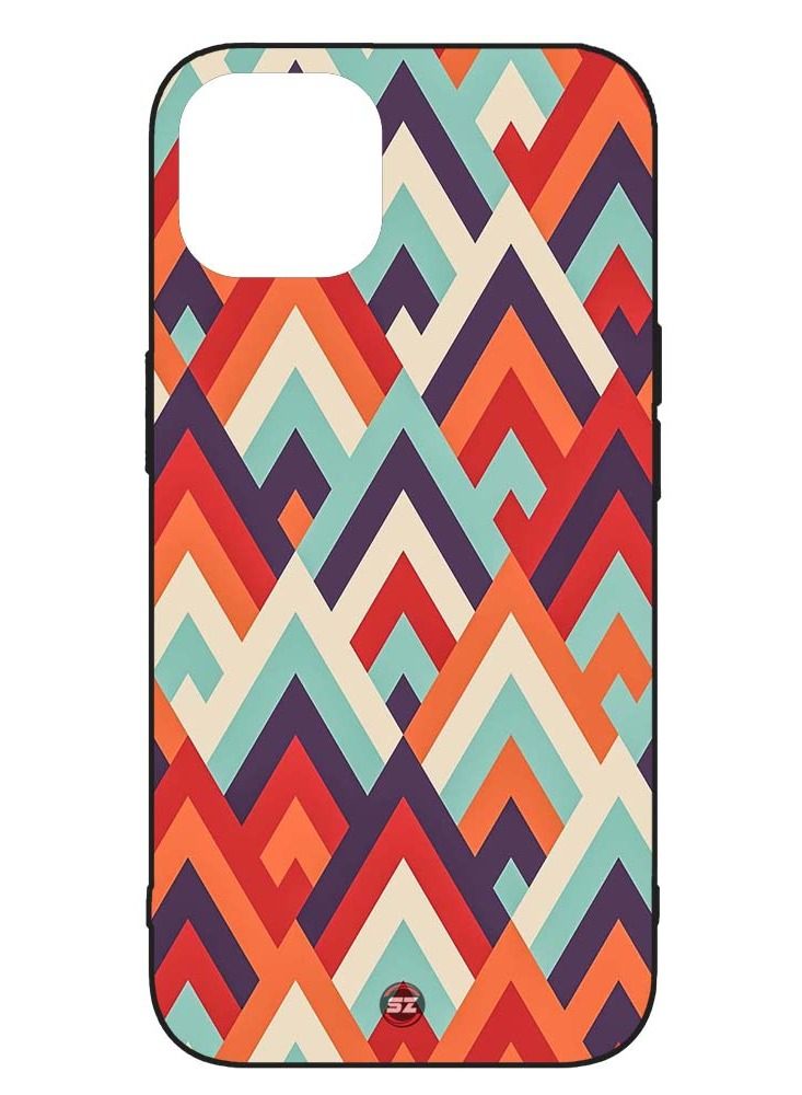 Service Zone Protective Printed Mobile Cover Abstract Design For Apple iPhone 13 Pro Max 