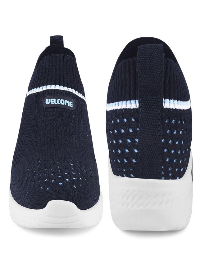 Welcome Kid's Casual, Running, Walking, Loafers, Sneakers, Sports Shoes, Memory Foam, K-Romeo-NVY, 11 - Image 2