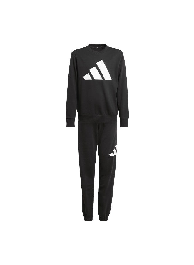 Adidas J Bl Ft Jog 240 Black Training Suits For Junior 7-8Y - Image 3