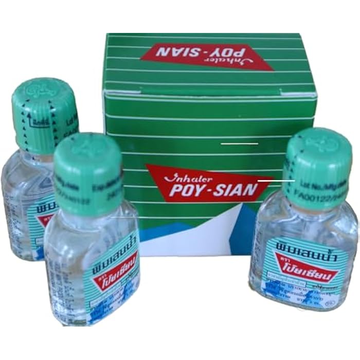 POY SIAN POY-SIAN Thai PIM-Saen Balm Oil 3ml (Pack of 3) - Image 5