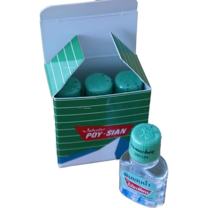 POY SIAN POY-SIAN Thai PIM-Saen Balm Oil 3ml (Pack of 3) - Image 4
