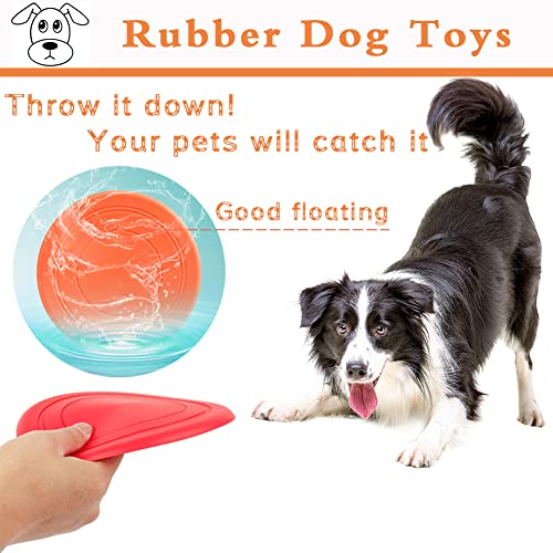 Bvrbaory 6 Pack Dog Flying Discs - Interactive, Soft Floating Saucer for Small, Medium Dogs - Safe on Teeth - Image 5