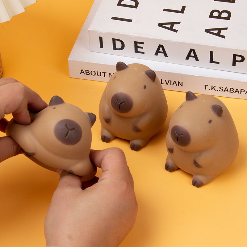 Capybara Squishy Toy Stress Relief Slow Rebound TPR Animal - Image 3