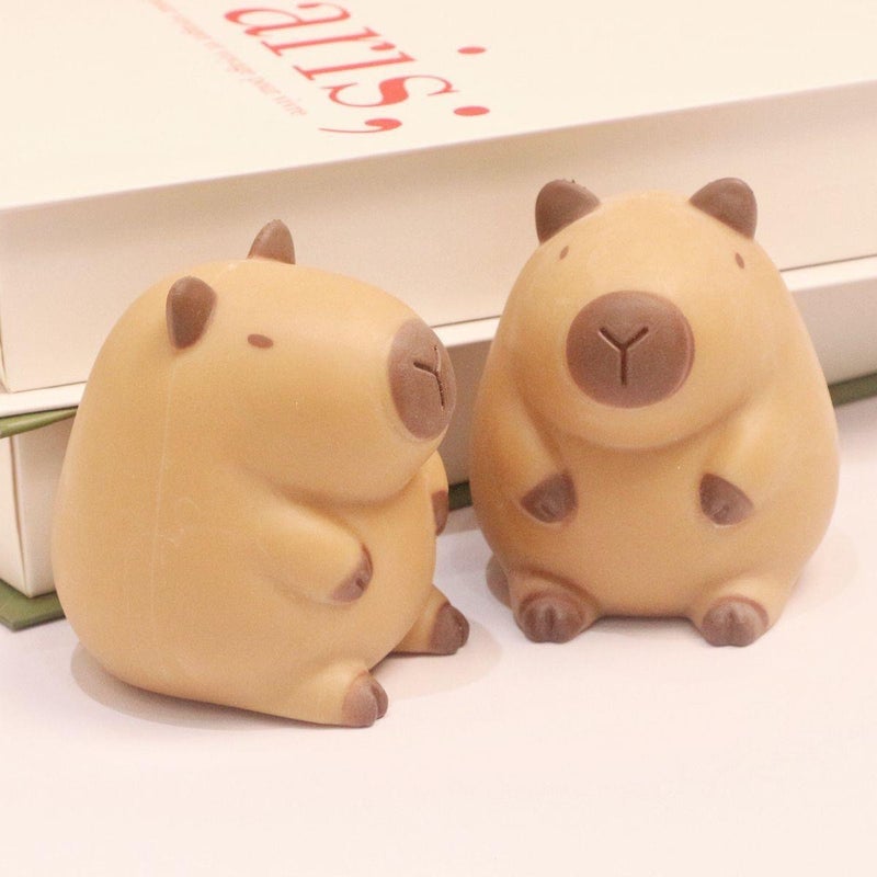 Capybara Squishy Toy Stress Relief Slow Rebound TPR Animal - Image 5