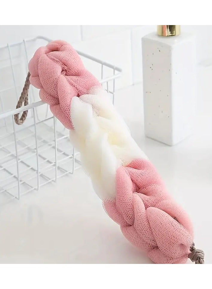 ORiTi Long Braided Mesh Bath Loofahs - Stretchable Exfoliating Back Scrubber for Bath Accessories - Random Colors - Image 5