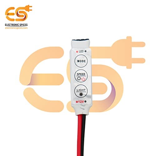 Electronicspices Electronic Spices 3 Keys Led Mini Rgb Amplifier Controller for Single 5050 3528 Rgb Led Light Strip - Image 2