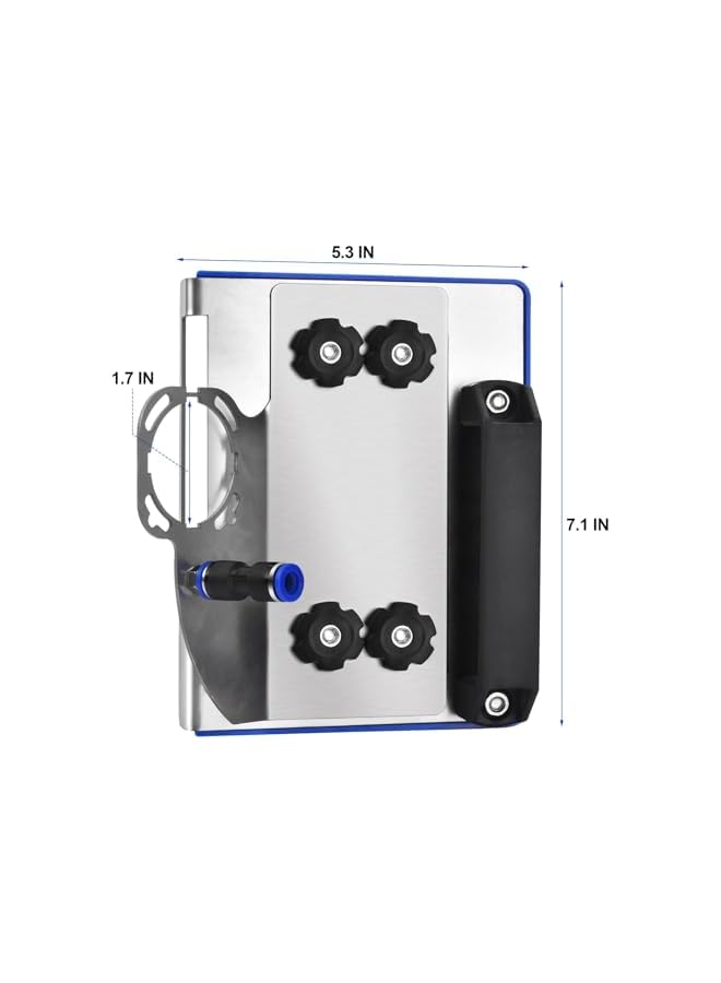 PROMASS Tile Chamfering Tool 45 Degree, Angle Grinder Stand for Tile 45° Chamfer Cutting, Type 100 Angle Grinder Tile Chamfer Stand Attachment, Angle Grinder Chamfering Tool for Cutting Ceramic Stone. - Image 3
