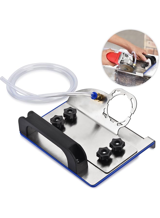 PROMASS Tile Chamfering Tool 45 Degree, Angle Grinder Stand for Tile 45° Chamfer Cutting, Type 100 Angle Grinder Tile Chamfer Stand Attachment, Angle Grinder Chamfering Tool for Cutting Ceramic Stone. - Image 1