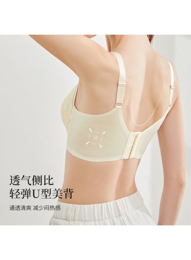 Fenton thin Cup Breathable Slimming Plus-size Supportive Non-wire Anti-sag Women's Bra - Image 5