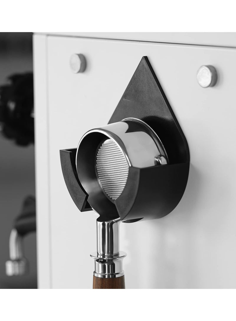 SOLARAE حامل حائط لفلتر القهوة، شماعة فلتر القهوة، حامل فلتر آلة الإسبريسو المثبت على الحائط، متوافق مع فلتر 51/54/58 مم DPH5713B - Image 1