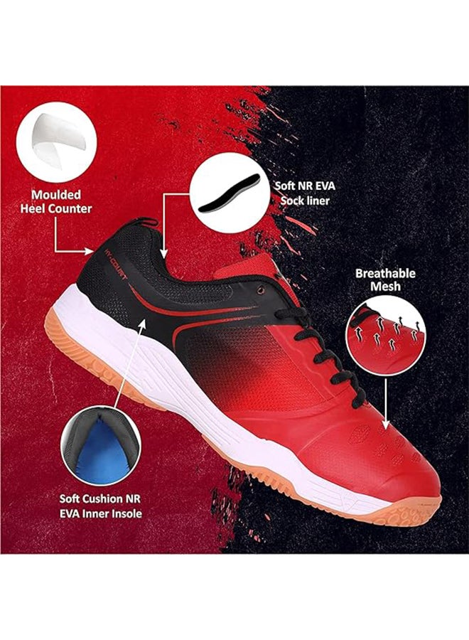 Nivia HY-Court 2.0 Badminton Shoes | For Mens and Boys | Non-Marking Shoe | Court Shoe | For Badminton, Squash, Tennis Players | 8 UK / 9 US / 42 EU - Image 5