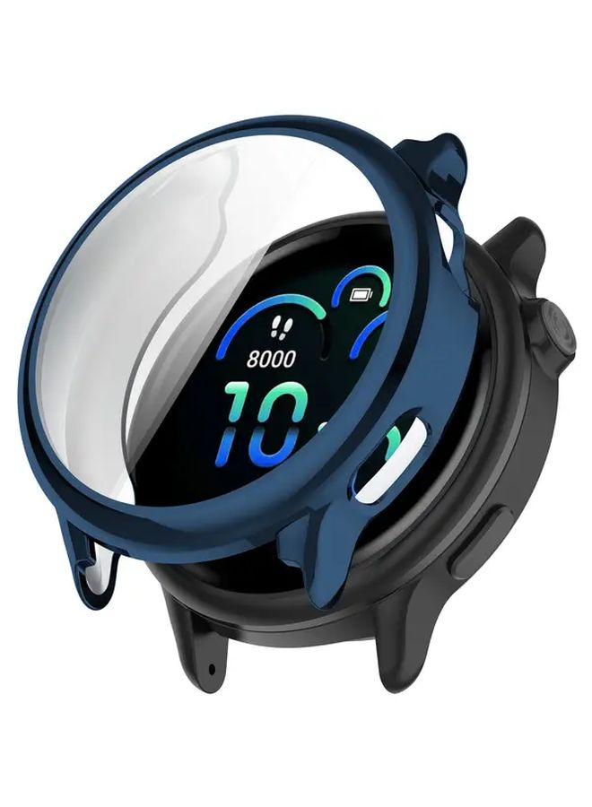 حافظة TPU مطليّة بالوردي الذهبي لـ Vivoactive 6 مع واقي شاشة كامل التغطية - Image 4