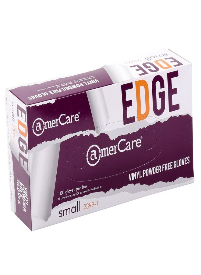 AmerCare Verge Powder Free Gloves, Vinyl, Large, Case of 1000 - Image 5