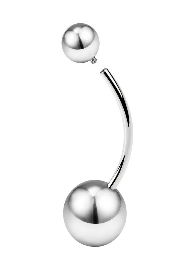 Ftovosyo Extra Long Titanium Belly Button Rings 16G Navel Rings Internally Threaded Belly Rings For Women Belly Bars 14mm - Image 1