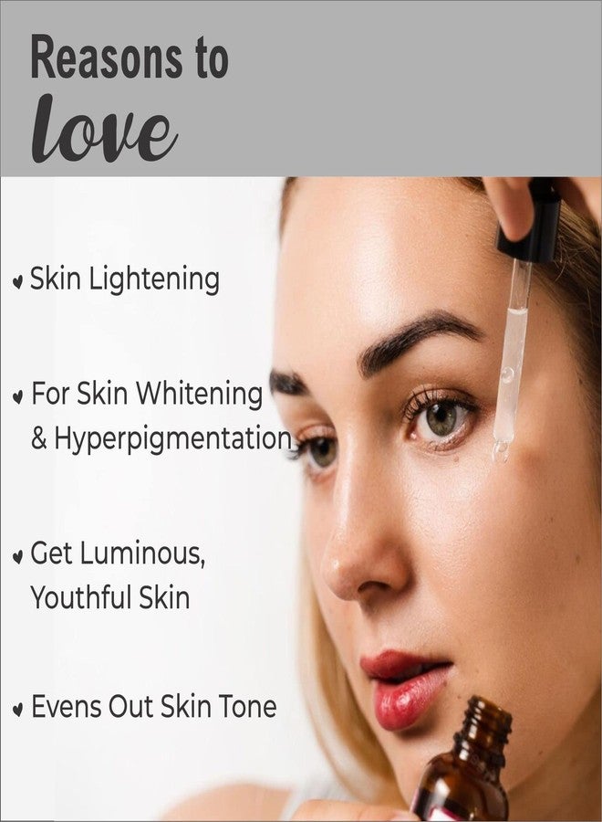 Luvyh Skin Lightening Face Serum For Glowing & Radiant Skin | Fades Acne Marks & Dark Spots | Non Sticky | Brightening| Hydrating |Moisturization | For Men & Women All Skin Type-30ML - Image 3