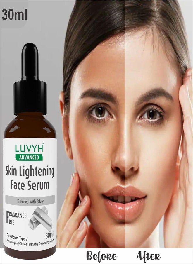 Luvyh Skin Lightening Face Serum For Glowing & Radiant Skin | Fades Acne Marks & Dark Spots | Non Sticky | Brightening| Hydrating |Moisturization | For Men & Women All Skin Type-30ML - Image 2