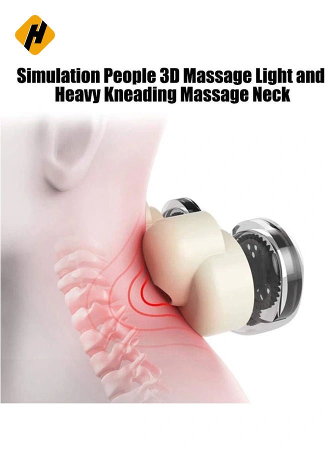 HuHa Rechargeable U Shaped Cervical Massage Pillow Neck Massager Vibration Pillow, Multifunctional Shoulder and Electric for Relax Muscles Fatigue - Image 4