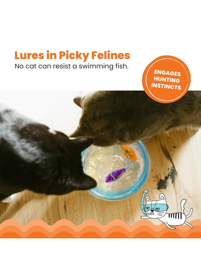 Catstages Meow-smerizing Fish Electronic Cat Toys, 2Pk, Replacement Pack for Meow-smerizing Fish Bowl, Multicolored - Image 4