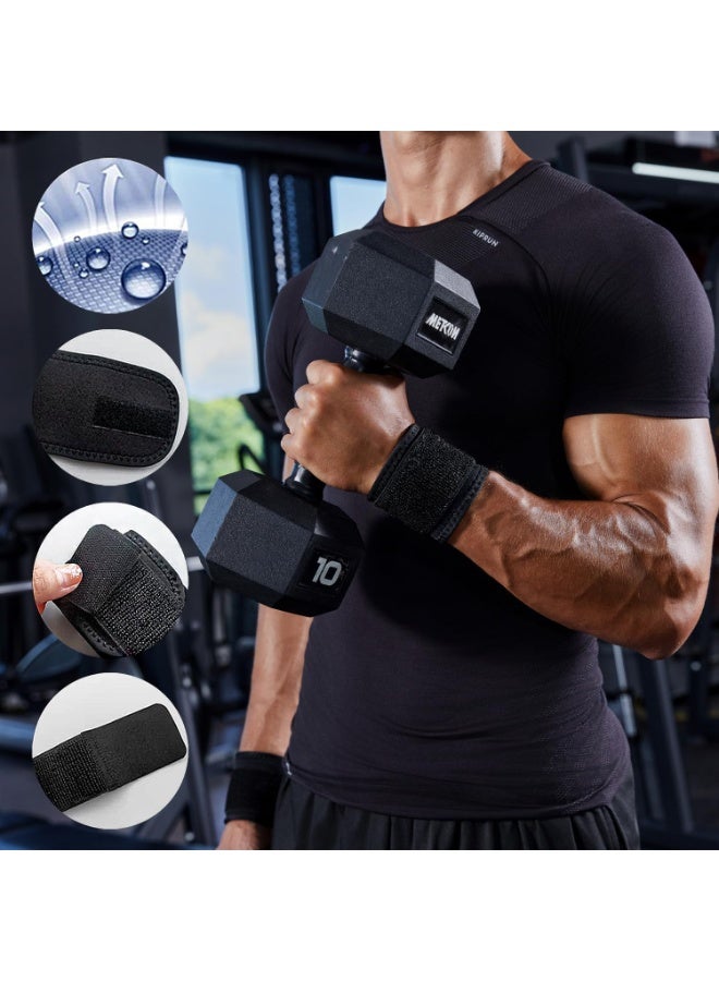 دعامة معصم قابلة للتعديل – عبوة من قطعتين لدعم المعصم أثناء التمارين وتخفيف آلام الرسغ والتهابات المفاصل - Image 2