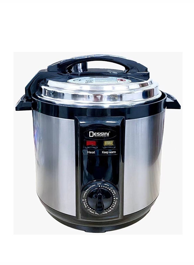 ديسيني طنجرة ضغط كهربائية. 6 L 1000 W 6666 فضي - Image 1