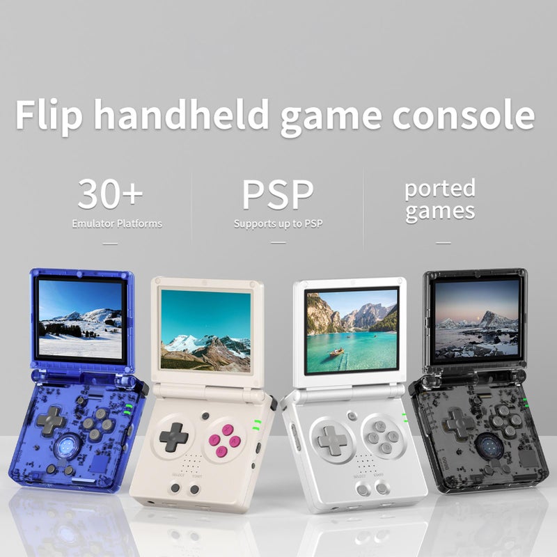 جهاز ألعاب فيديو محمول بنمط PSP بشاشة IPS مقاس 3.5 بوصة وواي فاي/بلوتوث 4.2 ودعام لعدة أنواع صيغ ألعاب - أجهزة ألعاب لاسلكية - جهاز ألعاب محمول بنمط PSP - Image 2