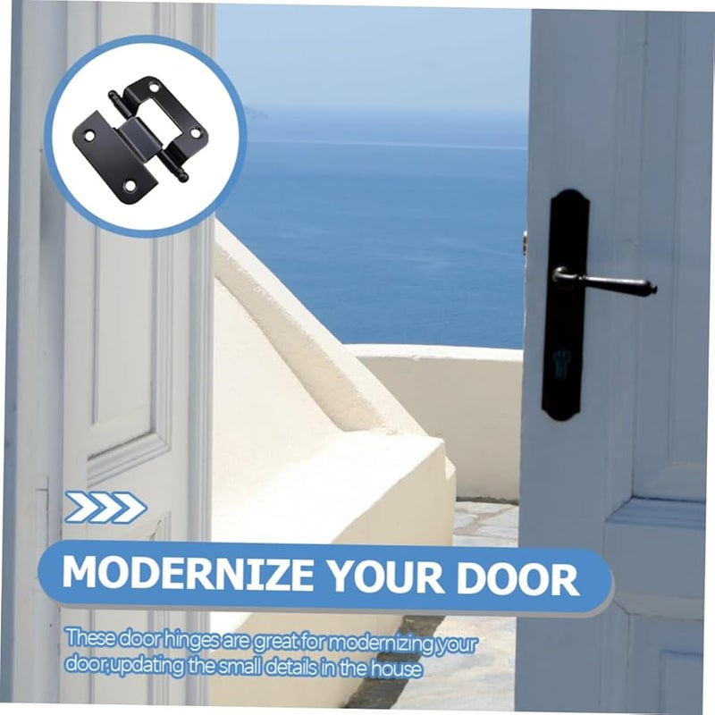 Iron Door Hinge 10pcs Replacement Cabinet Hinges for Storage Bathroom Cabinet - Image 4