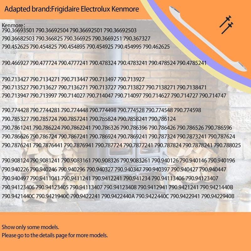 مقبض باب فرن محدث لعام 2024، رقم المنتج: 316443601، مناسب لأفران Frigidaire وKenmore وElectrolux، لاستبدال مقبض باب الفرن رقم AP3906094 PS1147400، يتضمن 2 صامولة للمقبض رقم 316433300، مع ضمان لمدة سنتين. يأتي في عبوة تحتوي على 2 صامولة للمقبض رقم 316433300. - Image 4