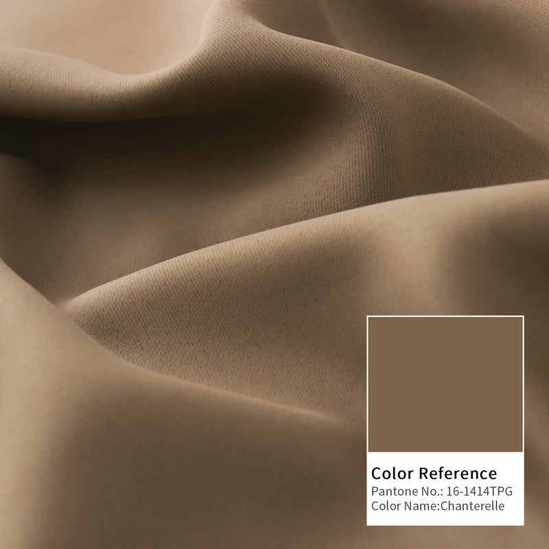 BGment الستائر الجيب وتبادل التبويب الظهر لستائر غرفة النوم - الغرفة المعزولة الحرارية الستائر المظلمة لغرفة المعيش - Image 4