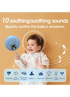 Portable Baby Sleep Soother, White Noise Sound Machine for Sleeping with 8 Color Night Light, Toddler Sleep Trainer with 10 Soothing Sounds, 3 mode Timer (Pearl White) - pzsku/Z270C53CCED236D72D790Z/45/_/1722626917/14f86411-eba3-4a87-af4c-841602f9c5d2