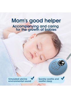 Portable Baby Sleep Soother, White Noise Sound Machine for Sleeping with 8 Color Night Light, Toddler Sleep Trainer with 10 Soothing Sounds, 3 mode Timer (Pearl White) - pzsku/Z270C53CCED236D72D790Z/45/_/1722626918/6bdd39bd-283b-419a-930c-4b99821cc3d4