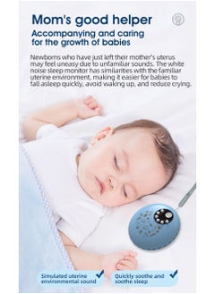 Portable Baby Sleep Soother, White Noise Sound Machine for Sleeping with 8 Color Night Light, Toddler Sleep Trainer with 10 Soothing Sounds, 3 mode Timer (Pearl White) - pzsku/Z270C53CCED236D72D790Z/45/_/1722626920/116f7b8f-50e9-45a9-a705-0cc4ad0b5f86