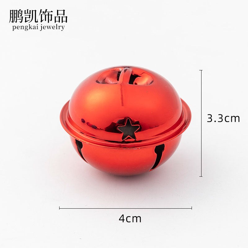 Diy Handmade Pendant Material 4Cm Cm Christmas Colorful Cartoon Pet Bell Large Gift Activity Accessories - Image 3