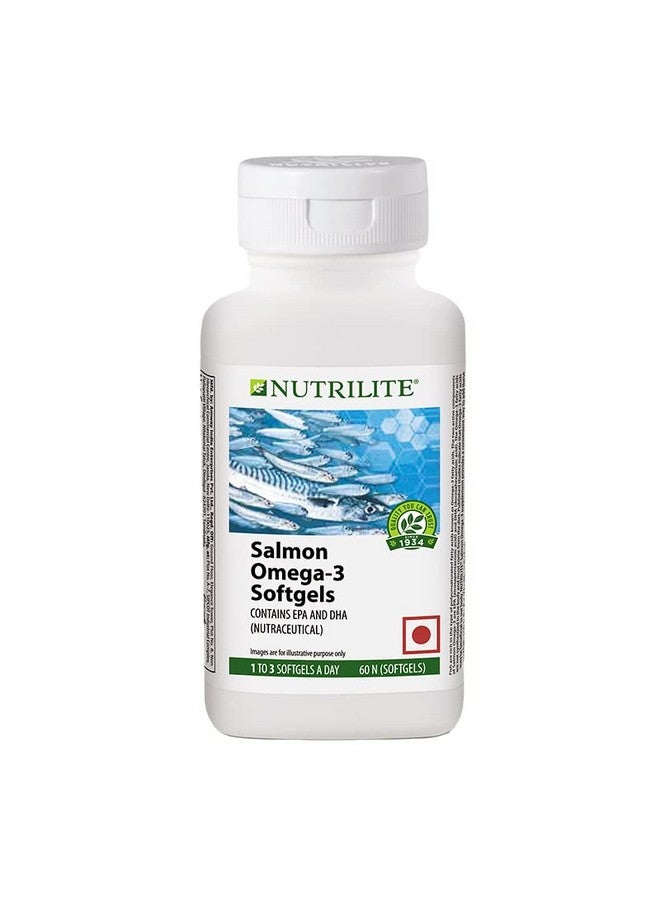 Amway أقراص أوميغا-3 من سالمون نوتريلايت [60N]، مسحوق بروتين نباتي 200 جرام وأقراص متعددة الفيتامينات والمعادن اليومية [60N] - Image 2