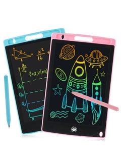 Sunlu 2 Pack Lcd Writing Tablet, Electronic Drawing Writing Board, Erasable Drawing Doodle Board, Doodle Pad Toys For Kids Adults Learning & Education, 8.5In(Blue+Pink)  - Image 1