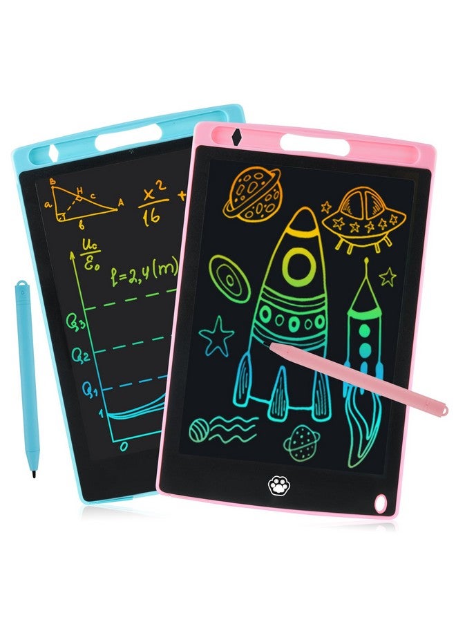 Sunlu 2 Pack Lcd Writing Tablet, Electronic Drawing Writing Board, Erasable Drawing Doodle Board, Doodle Pad Toys For Kids Adults Learning & Education, 8.5In(Blue+Pink) - Image 1