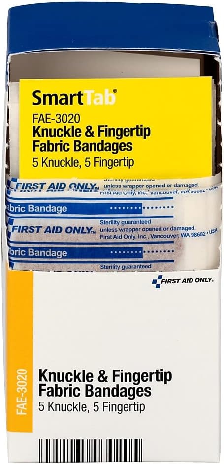 First Aid Only ضمادات قماشية لسلامة الأصابع 10 قطع - Image 2