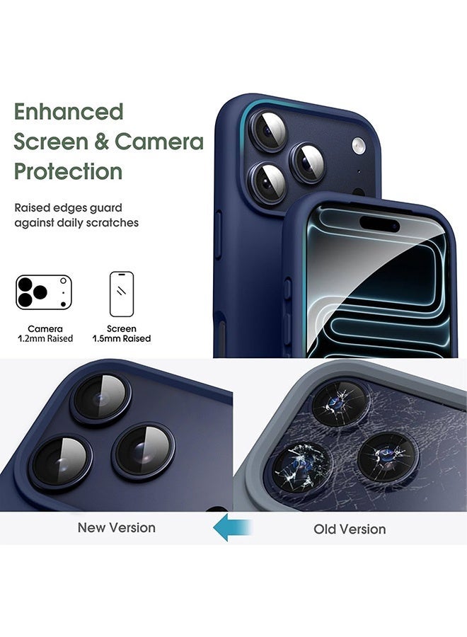 ميدا غطاء سيليكون سائل فاخر لآيفون 17 برو وبطانة مايكروفايبر – ملمس ناعم ومقاوم للبصمات - Image 3