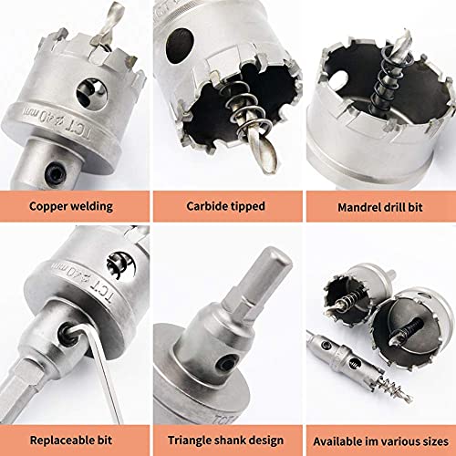 KROST TOOL CENTRE Tungsten Carbide Tipped TCT Hole Saw for Stainless Steel,wood & other metal (22MM TCT HOLESAW) - Image 5