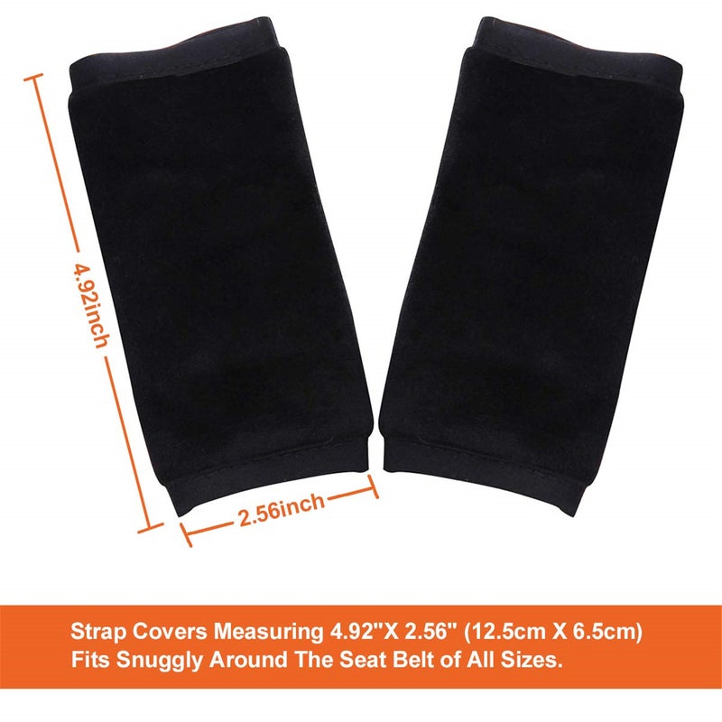 2Pcs car seat belt covers, child seat belt shoulder pads, stroller seat belts, and seat belt cushions suitable for all seats,S - Image 3