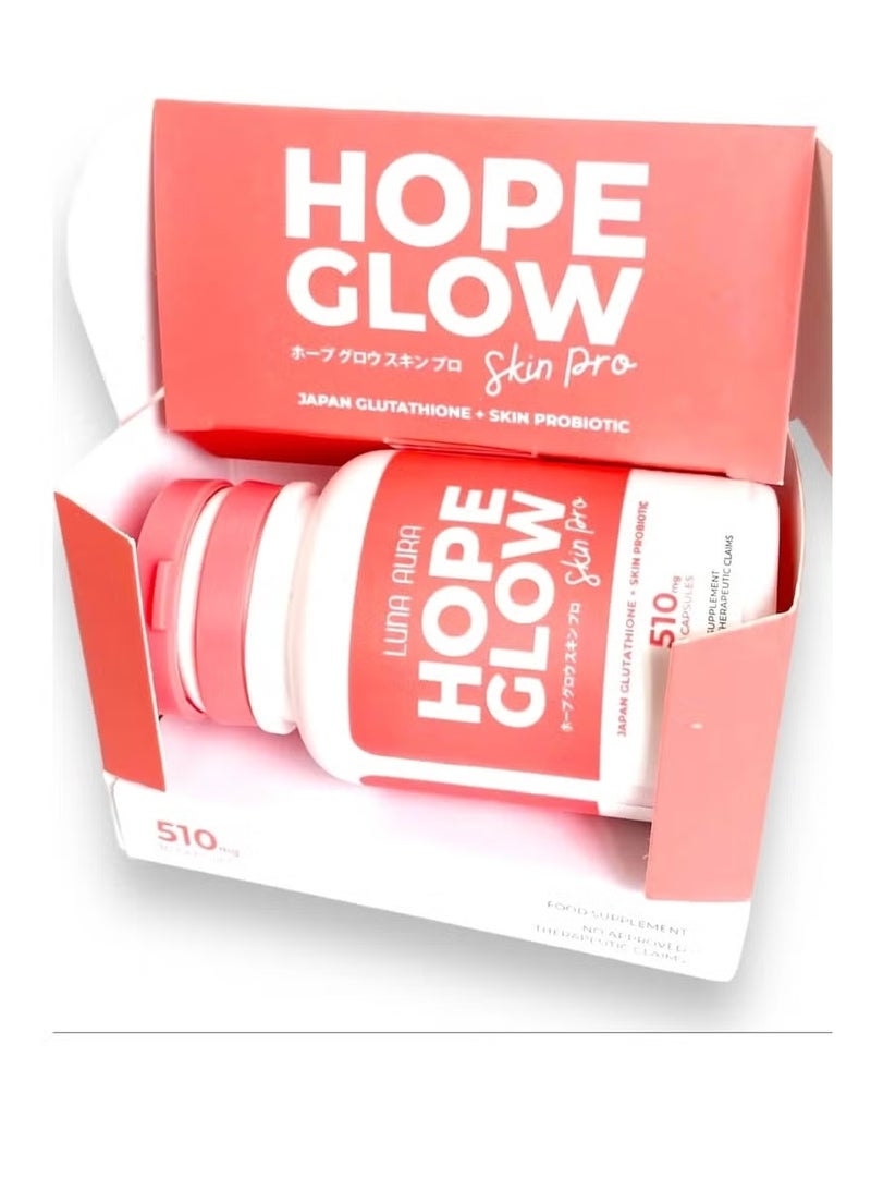 HOPE GLOW Light SKIN Pro JAPAN GLUTATHION+SKIN PROBIOTIC)510MG30CAP