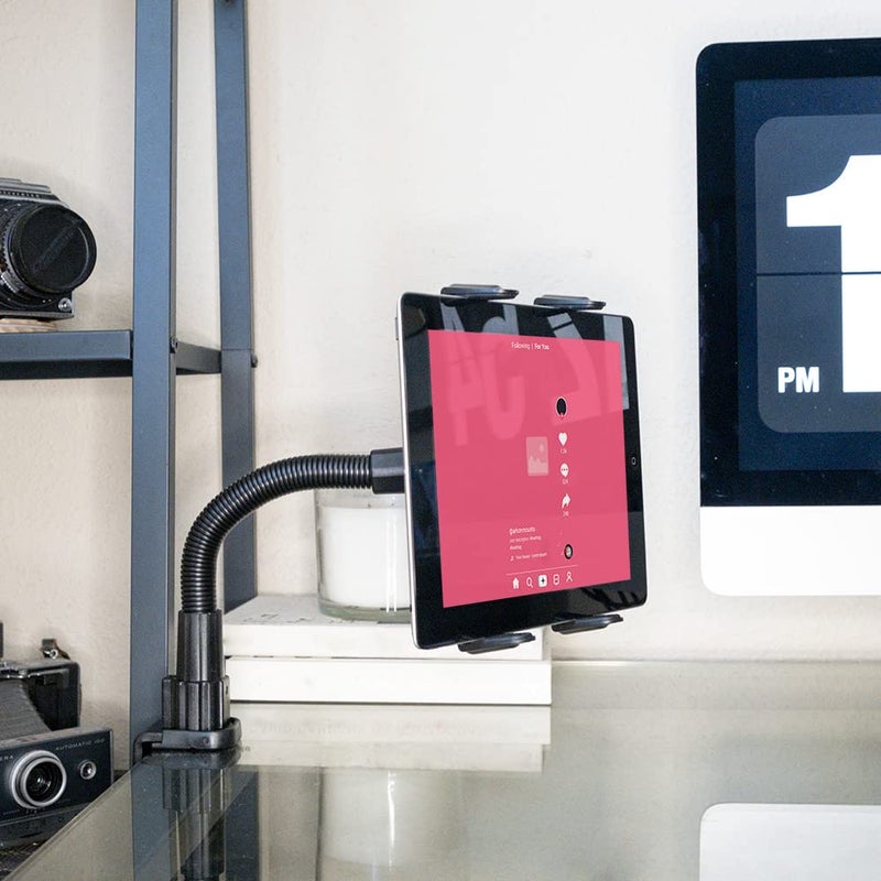 Arkon TAB086-12 Heavy Duty Tablet Clamp Mount with 12 inch Neck for iPad Pro iPad Air Galaxy Note 10.1 Retail Black - Image 3