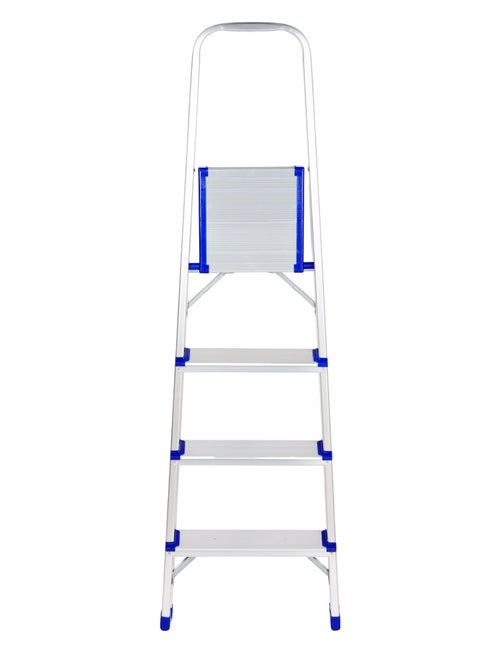 Epsilon Aluminum Ladder- EPSAL1491/ 150 kg Capacity, 4-step, Wide and Flat Platform
